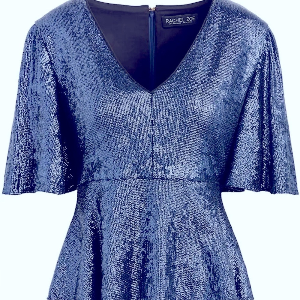 Rachel Zoe sequined party top